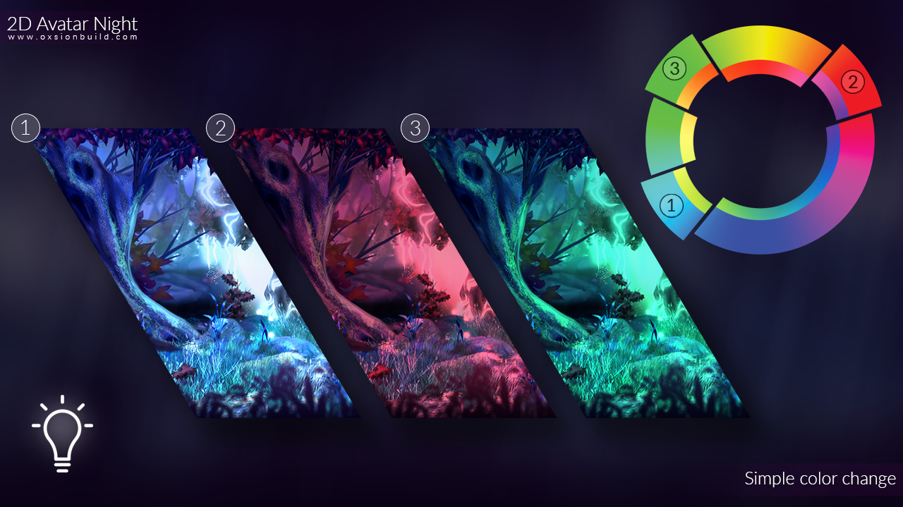 2D Avatar Night, Unity, Unity Asset Store, Game assets, Game resources for Unity