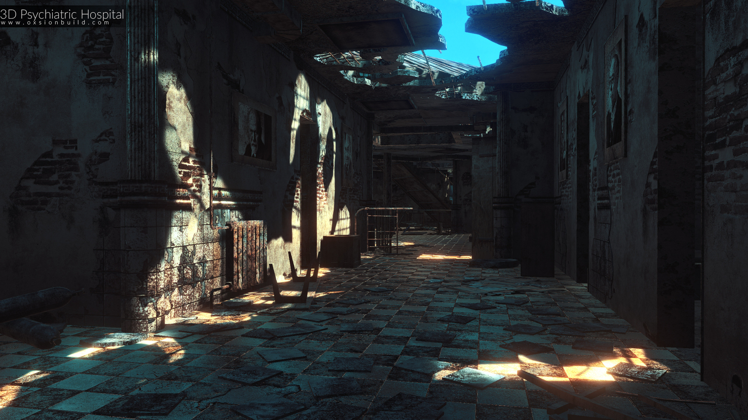 3D Psychiatric Hospital, Unity, Unity Asset Store, Game assets, Game resources for Unity