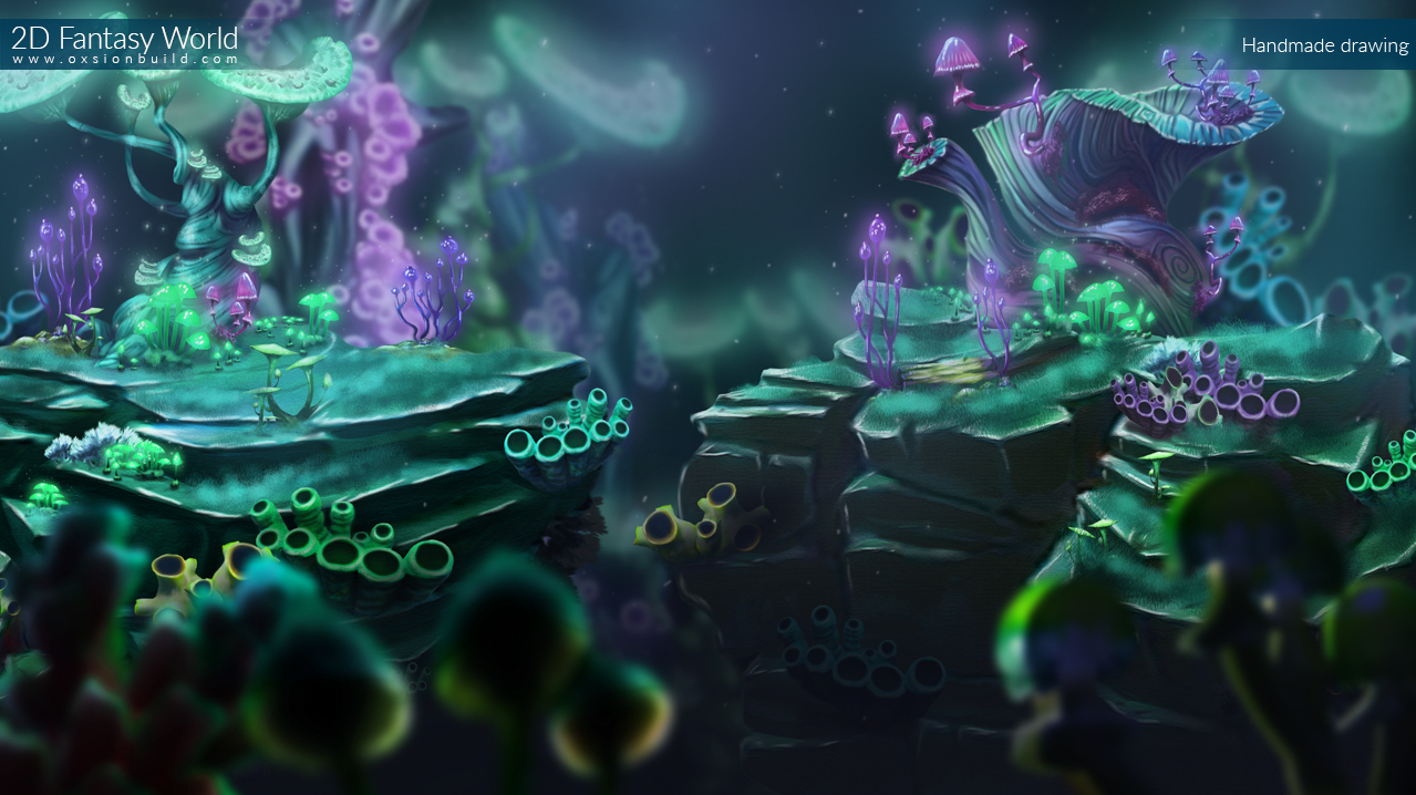 2D Fantasy World, Unity, Unity Asset Store, Game assets, Game resources for Unity