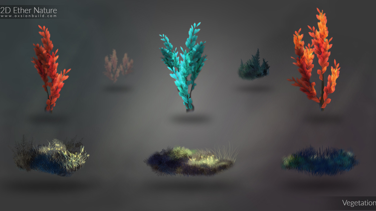 2D Ether Nature, Unity, Unity Asset Store, Game assets, Game resources for Unity