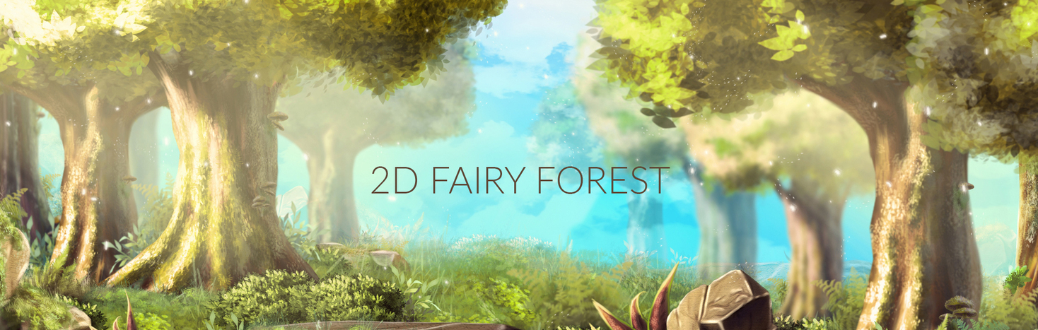 2D Fairy Forest, Unity, Unity Asset Store, Game assets, Game resources for Unity