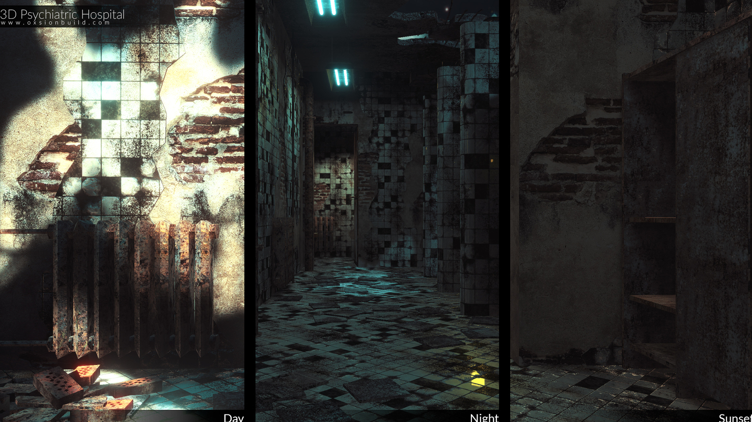 3D Psychiatric Hospital, Unity, Unity Asset Store, Game assets, Game resources for Unity