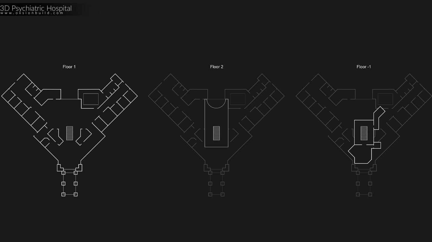 3D Psychiatric Hospital, Unity, Unity Asset Store, Game assets, Game resources for Unity
