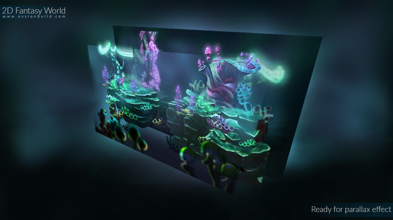 2D Fantasy World, Unity, Unity Asset Store, Game assets, Game resources for Unity