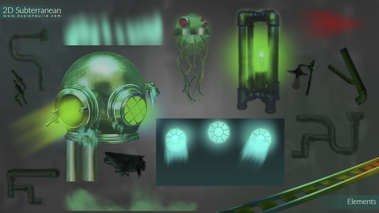 2D Subterranean, Unity, Unity Asset Store, Game assets, Game resources for Unity