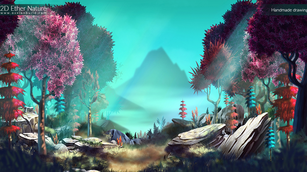2D Ether Nature, Unity, Unity Asset Store, Game assets, Game resources for Unity