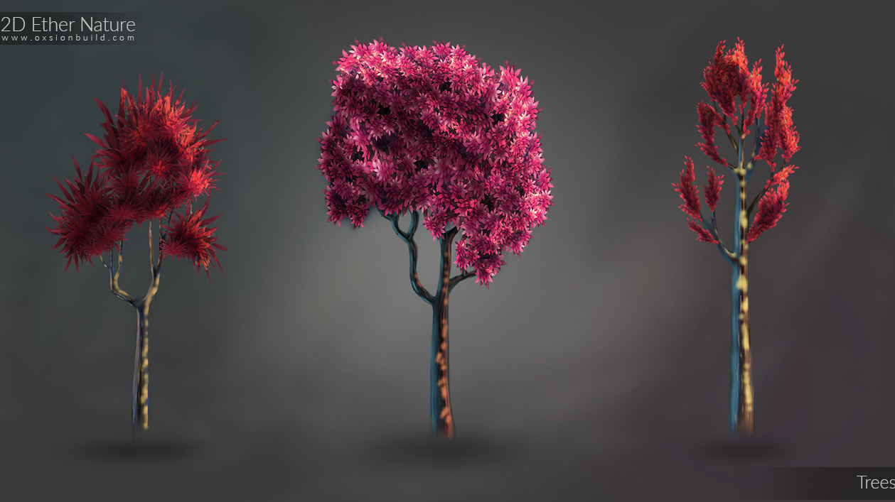 2D Ether Nature, Unity, Unity Asset Store, Game assets, Game resources for Unity