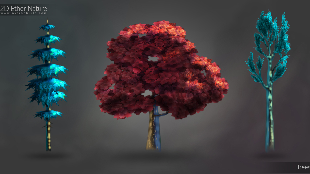 2D Ether Nature, Unity, Unity Asset Store, Game assets, Game resources for Unity