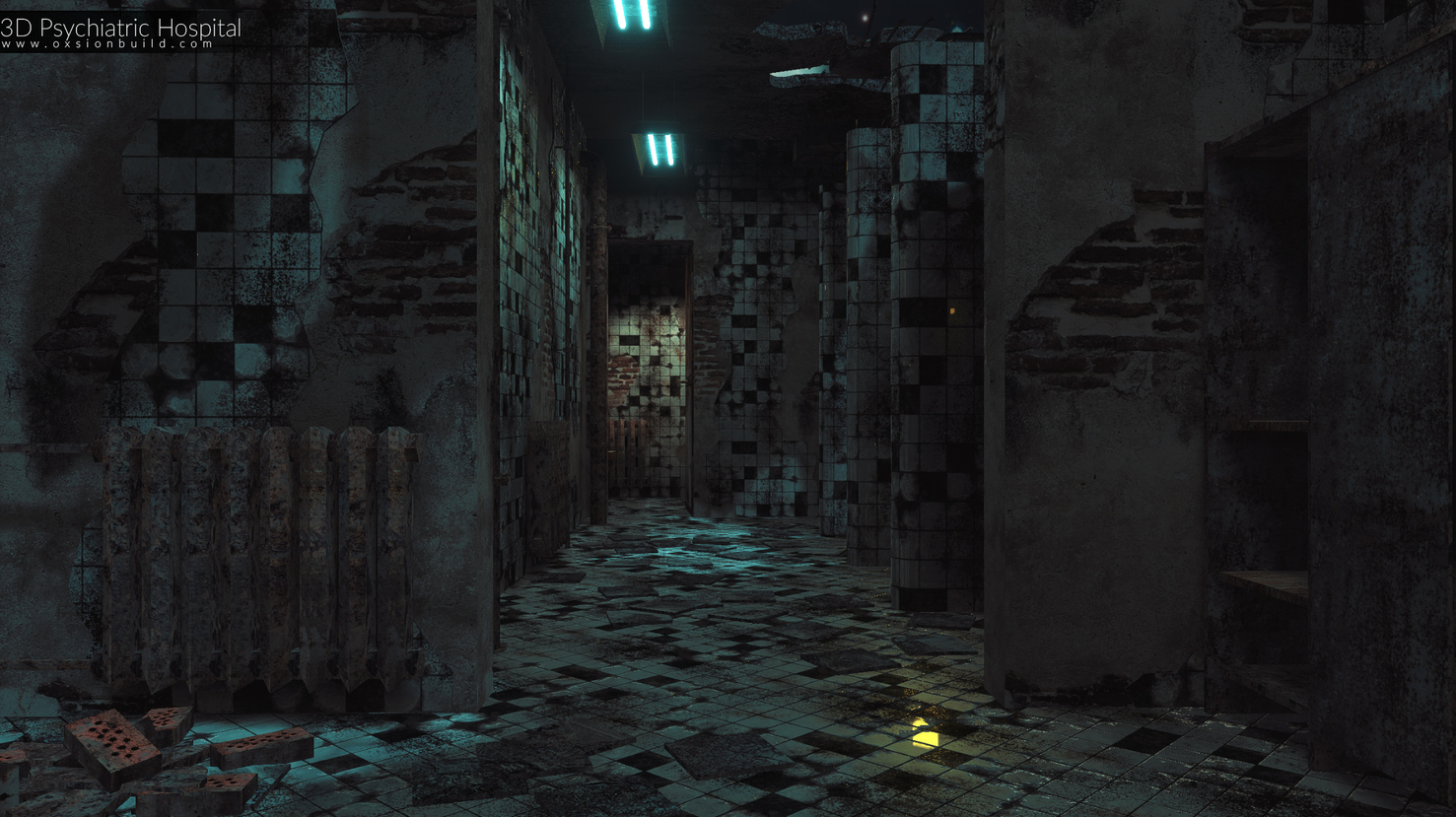 3D Psychiatric Hospital, Unity, Unity Asset Store, Game assets, Game resources for Unity