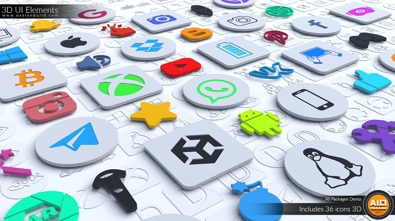 All Packages Demo, Unity, Unity Asset Store, Game assets, Game resources for Unity